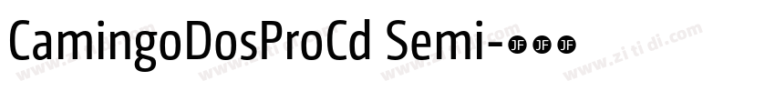 CamingoDosProCd Semi字体转换